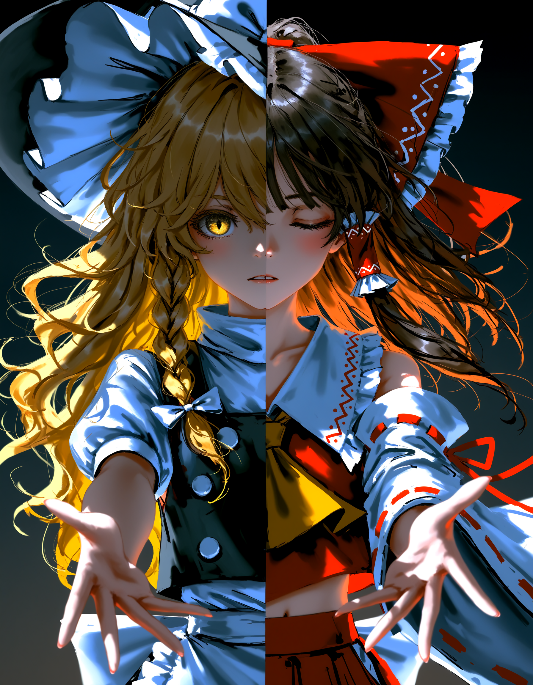0215-split theme, kirisame marisa, 2girls, ha-ŞİH_-_v1-0-1566831362.png